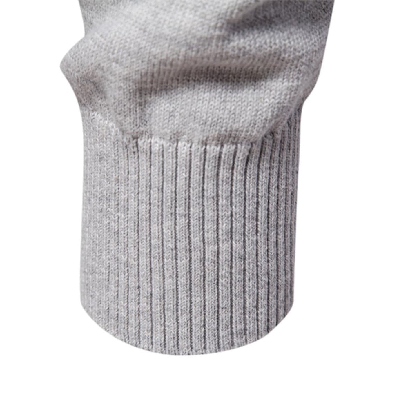 Men’s Textured Crosshatch Crew Neck Sweater