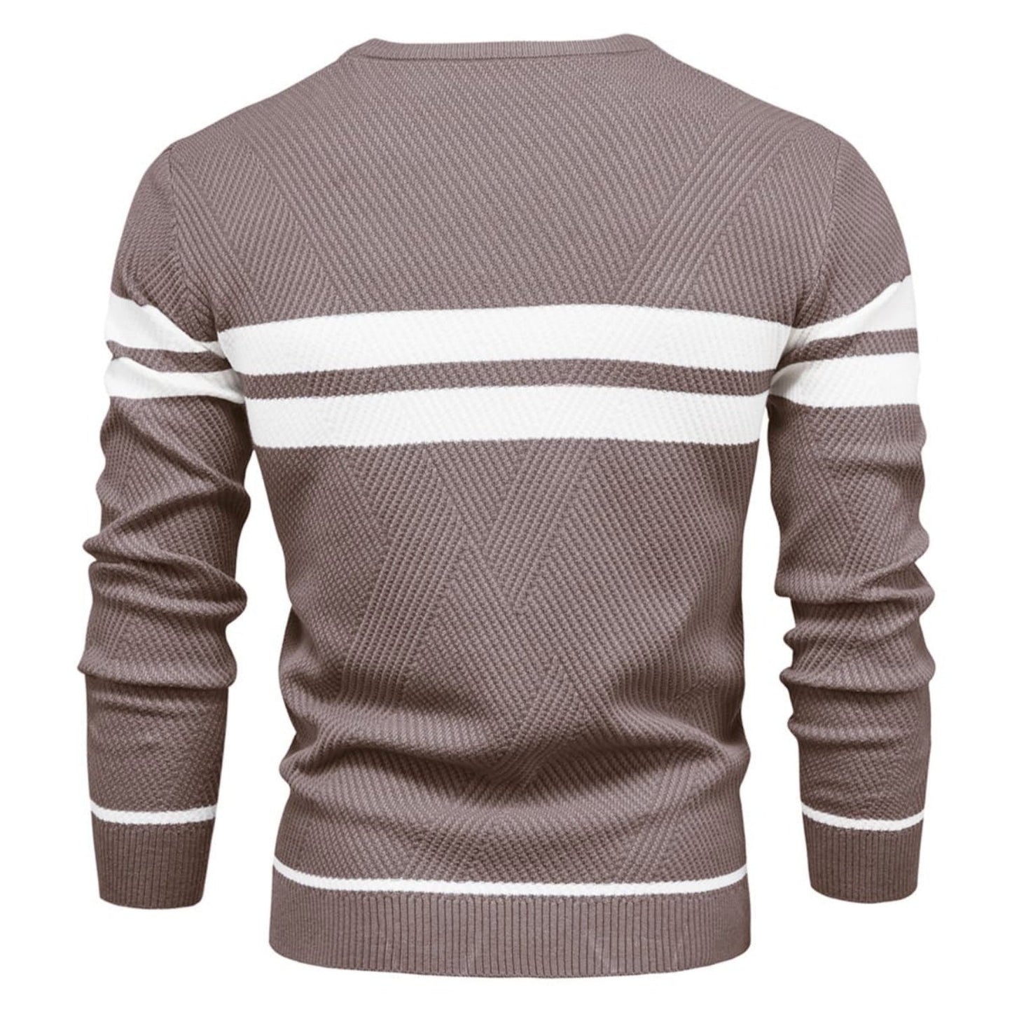 Men's Stripe Pullover Sweater