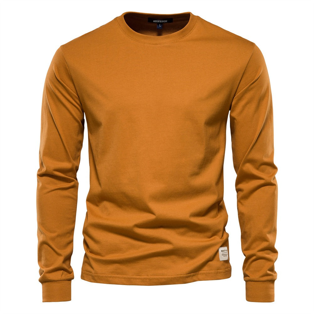 Men’s Cotton Long Sleeve T-Shirt