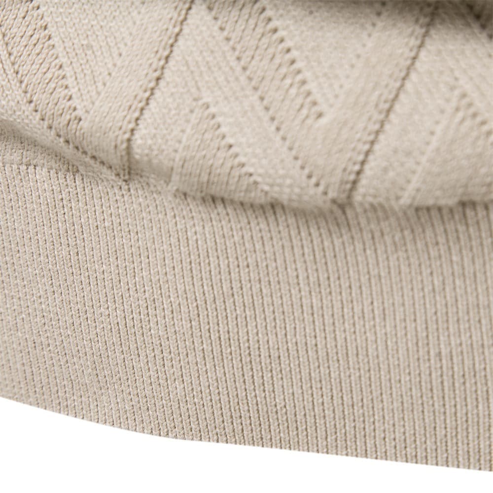 Men’s Diamond Knit Crew Neck Sweater