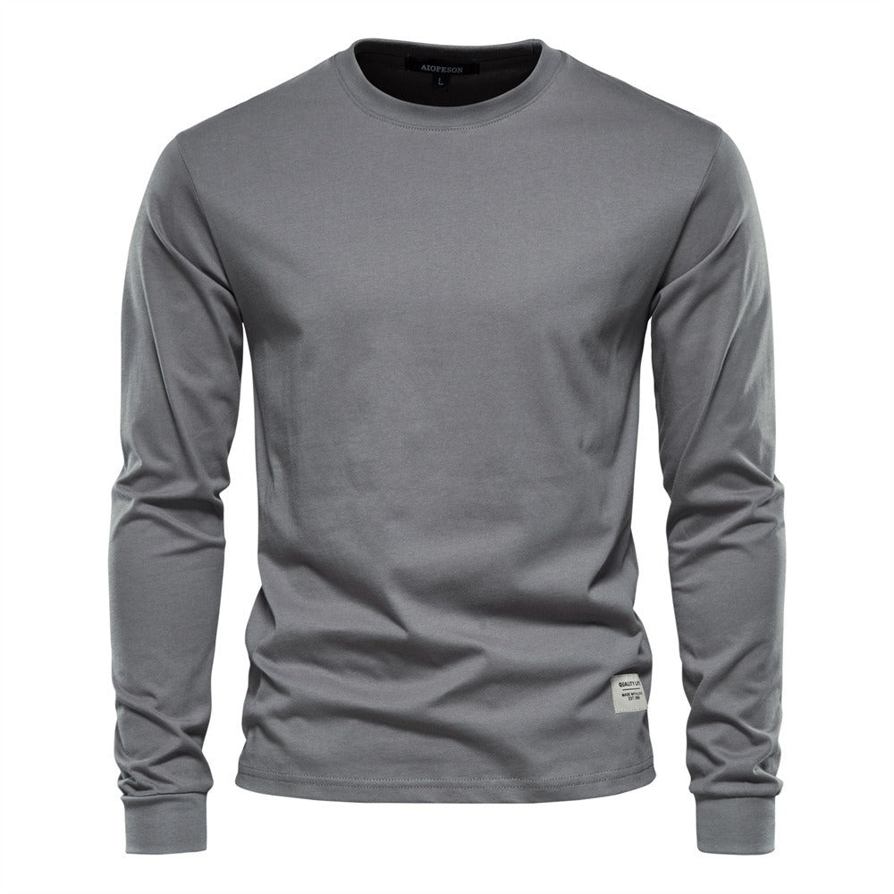 Men’s Cotton Long Sleeve T-Shirt