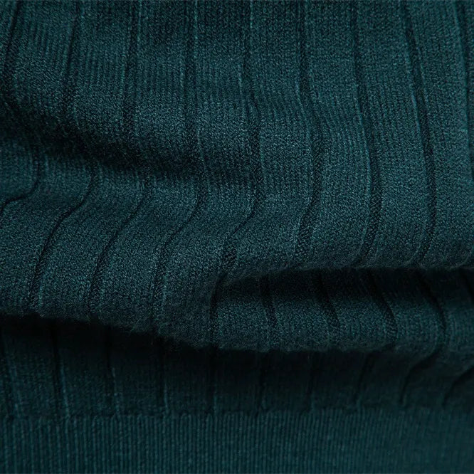 Men’s Striped Turtleneck Sweater