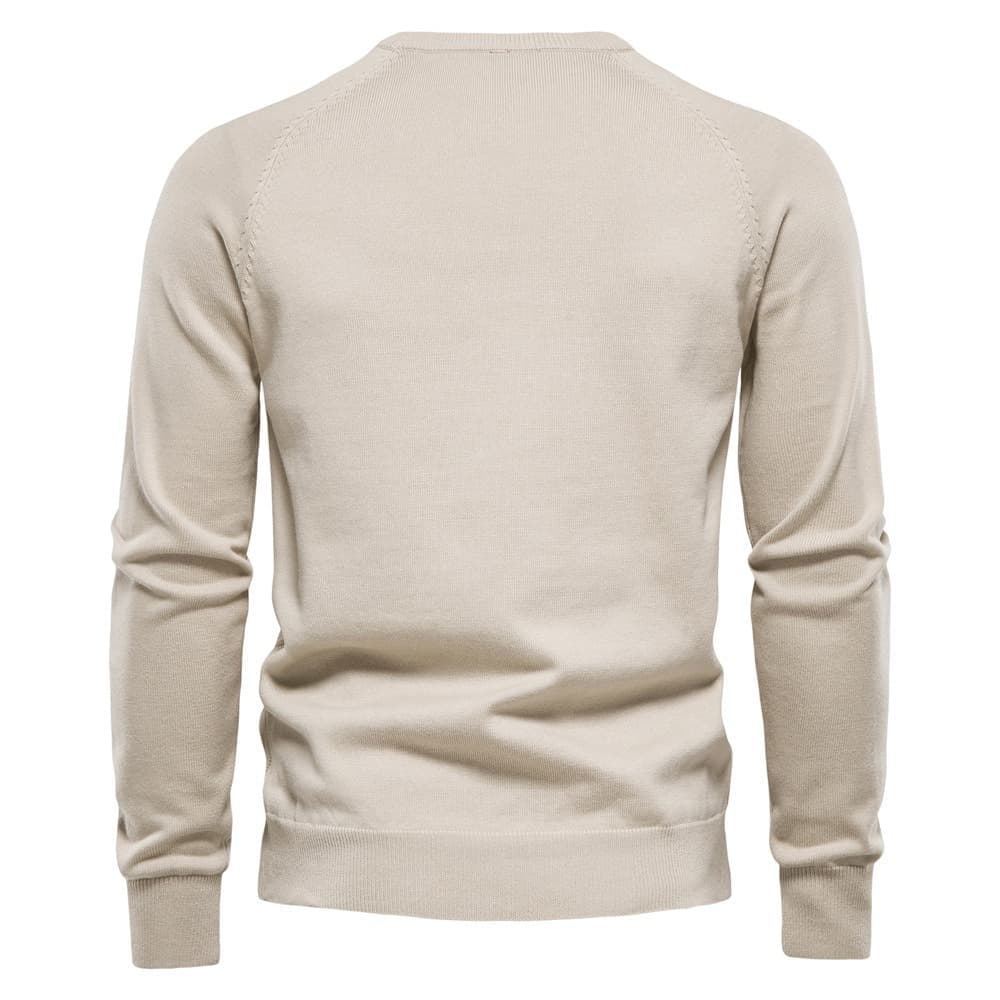 Men’s Diamond Knit Crew Neck Sweater
