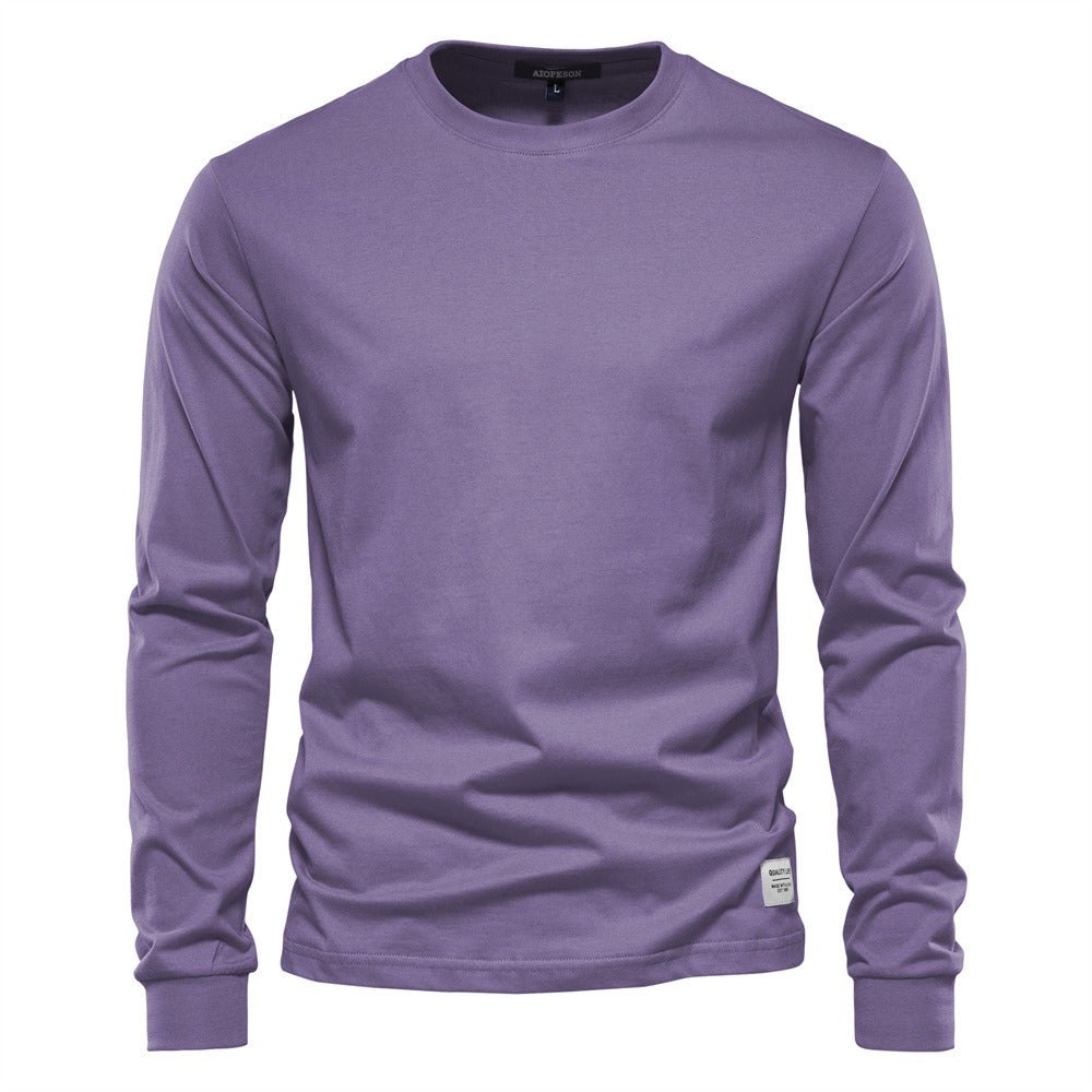 Men’s Cotton Long Sleeve T-Shirt