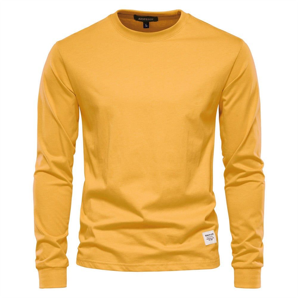Men’s Cotton Long Sleeve T-Shirt