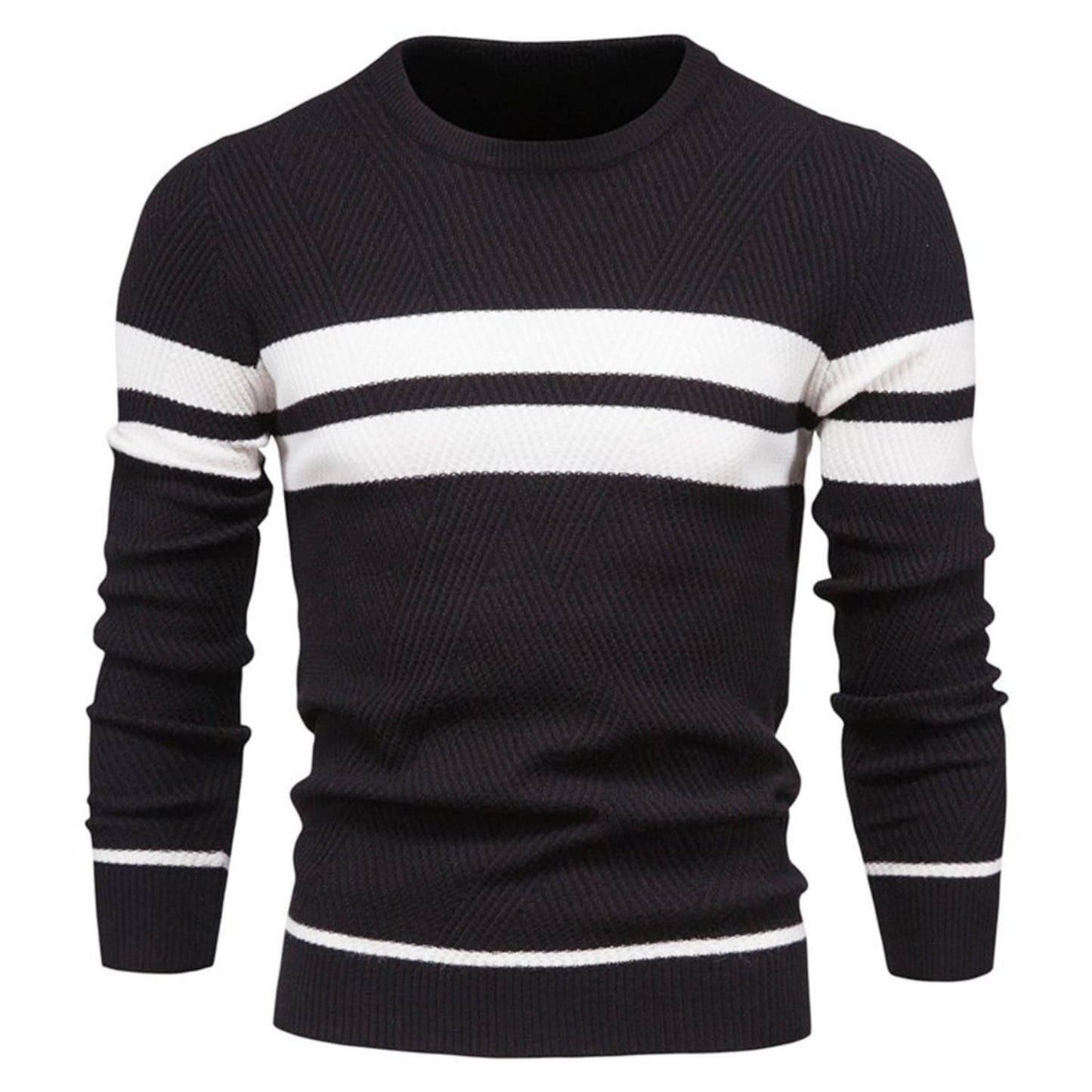 Men's Stripe Pullover Sweater
