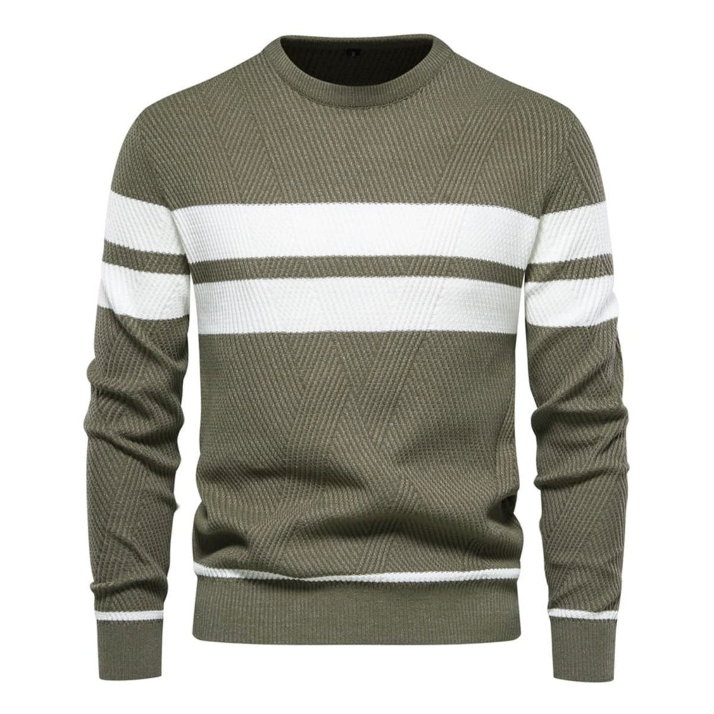 Men's Stripe Pullover Sweater