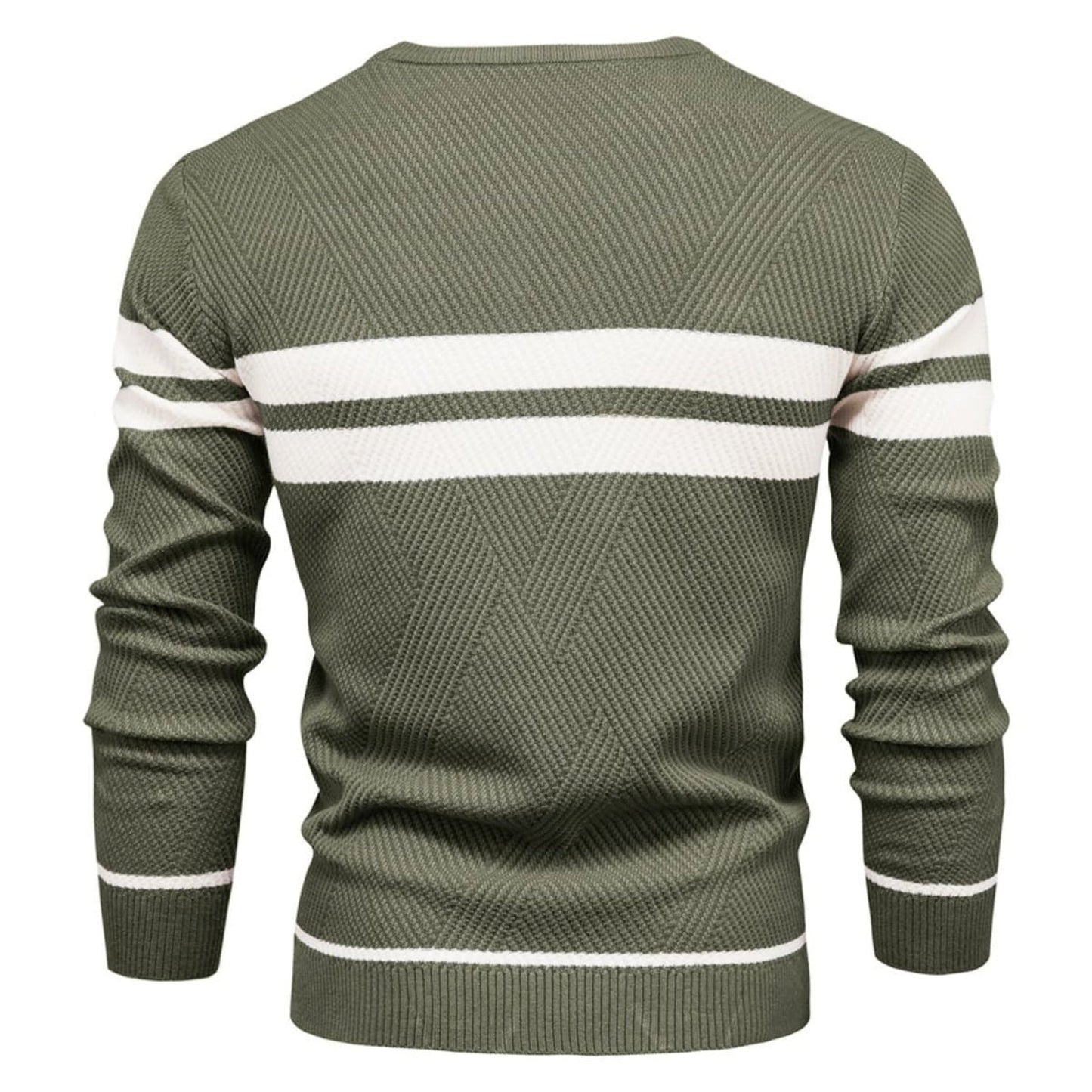 Men's Stripe Pullover Sweater