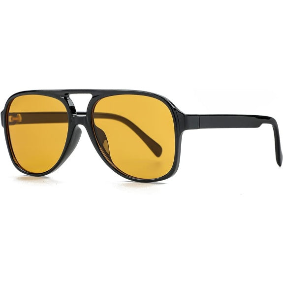 Polarized Aviator Sunglasses – Retro Large Frame for Men & Women