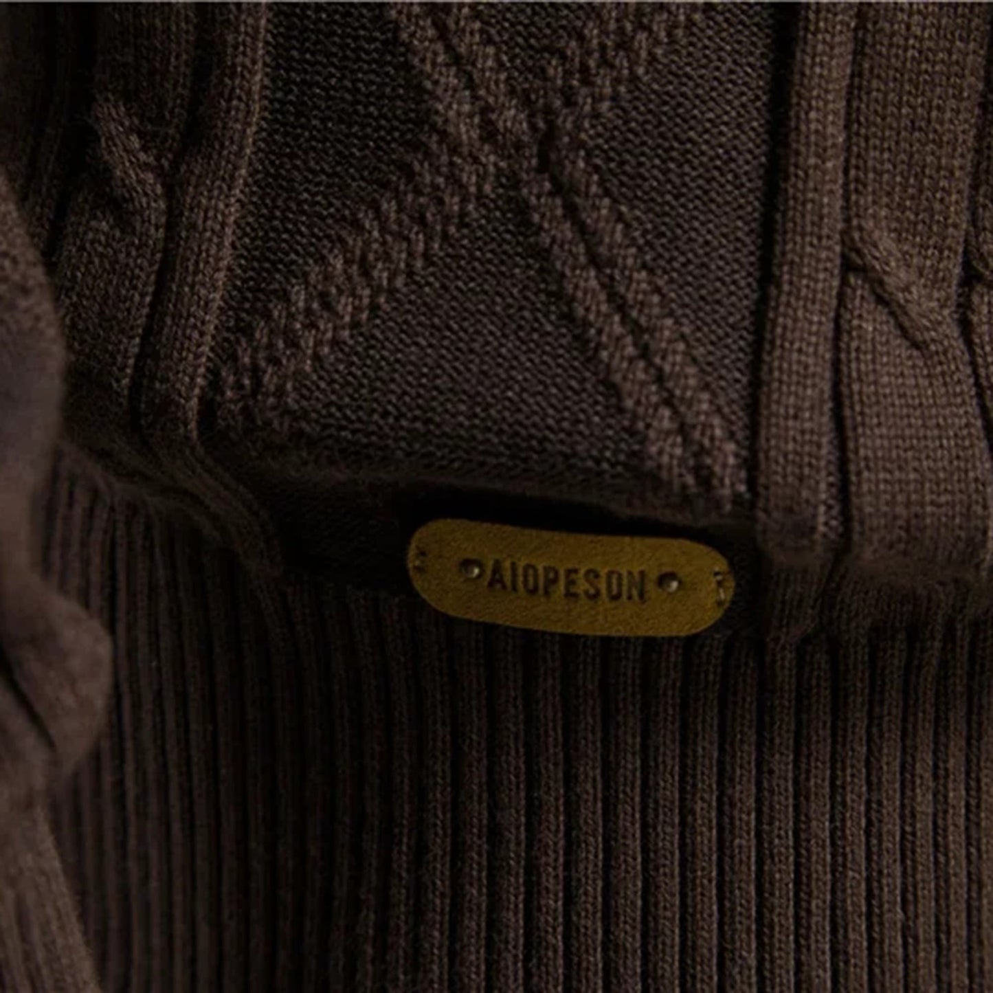 Men’s Textured Shawl Collar Cardigan