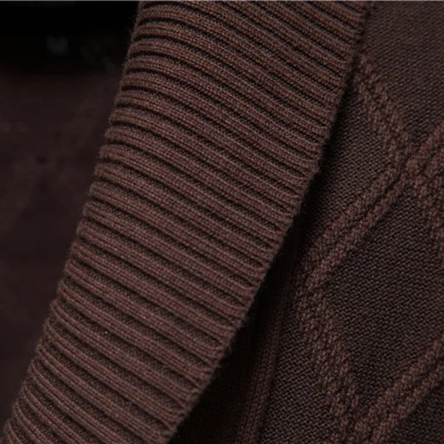 Men’s Textured Shawl Collar Cardigan