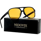 Polarized Aviator Sunglasses – Retro Large Frame for Men & Women