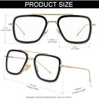 Tony Stark Blue Light Glasses for Men & Women