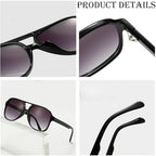 Polarized Vintage Aviator Sunglasses – Large Frame for Men & Women