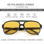 Polarized Aviator Sunglasses – Retro Large Frame for Men & Women