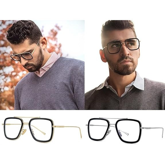 Tony Stark Blue Light Glasses – Men & Women, Gaming & Computer