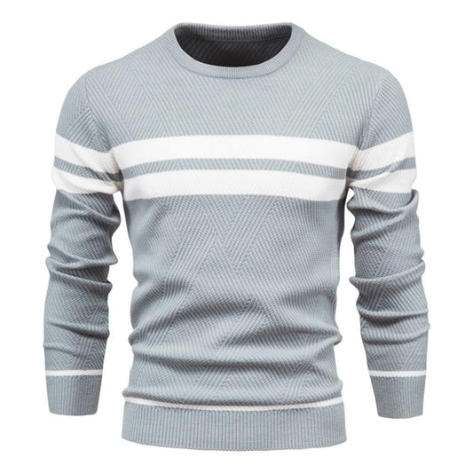 Men's Stripe Pullover Sweater