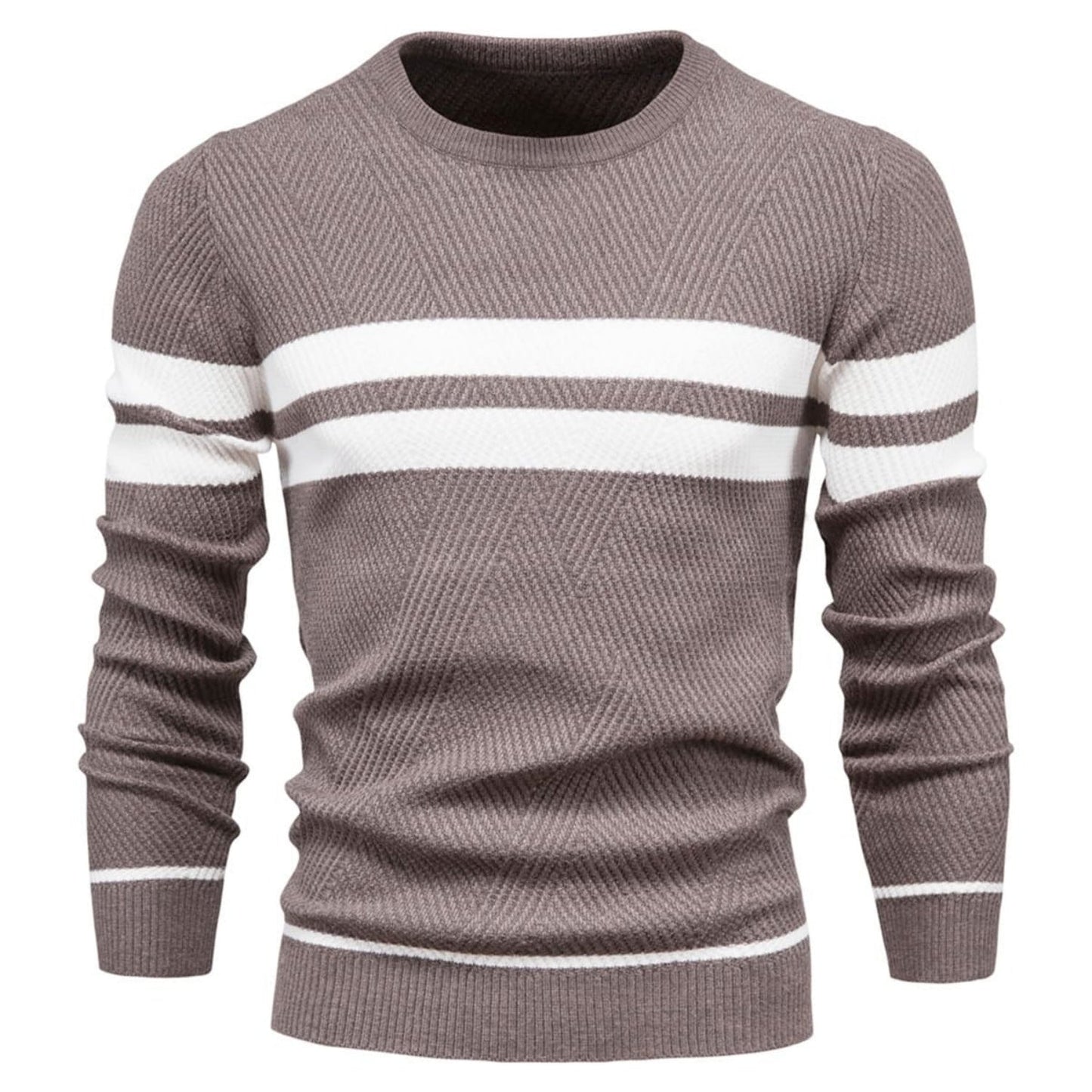 Men's Stripe Pullover Sweater