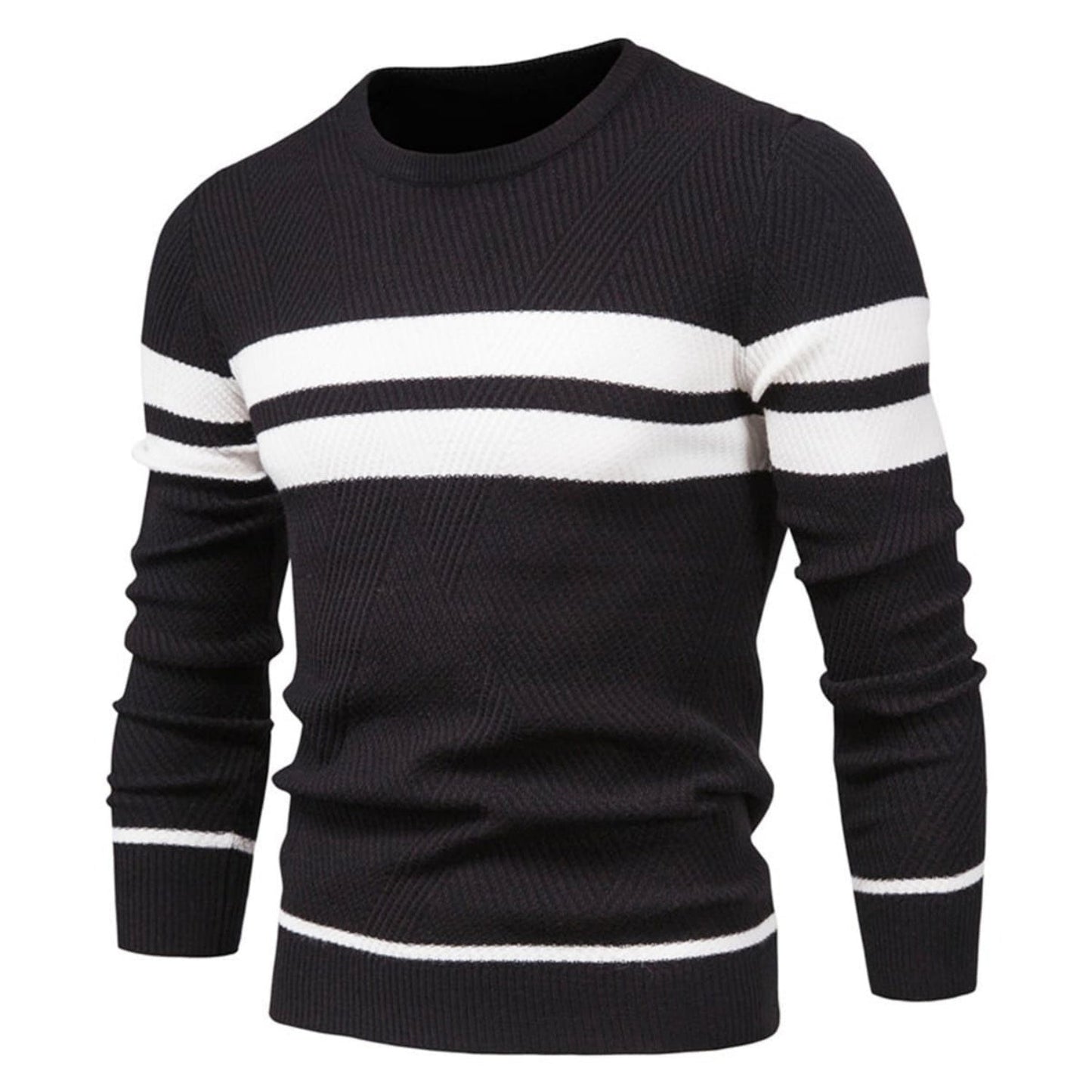 Men's Stripe Pullover Sweater
