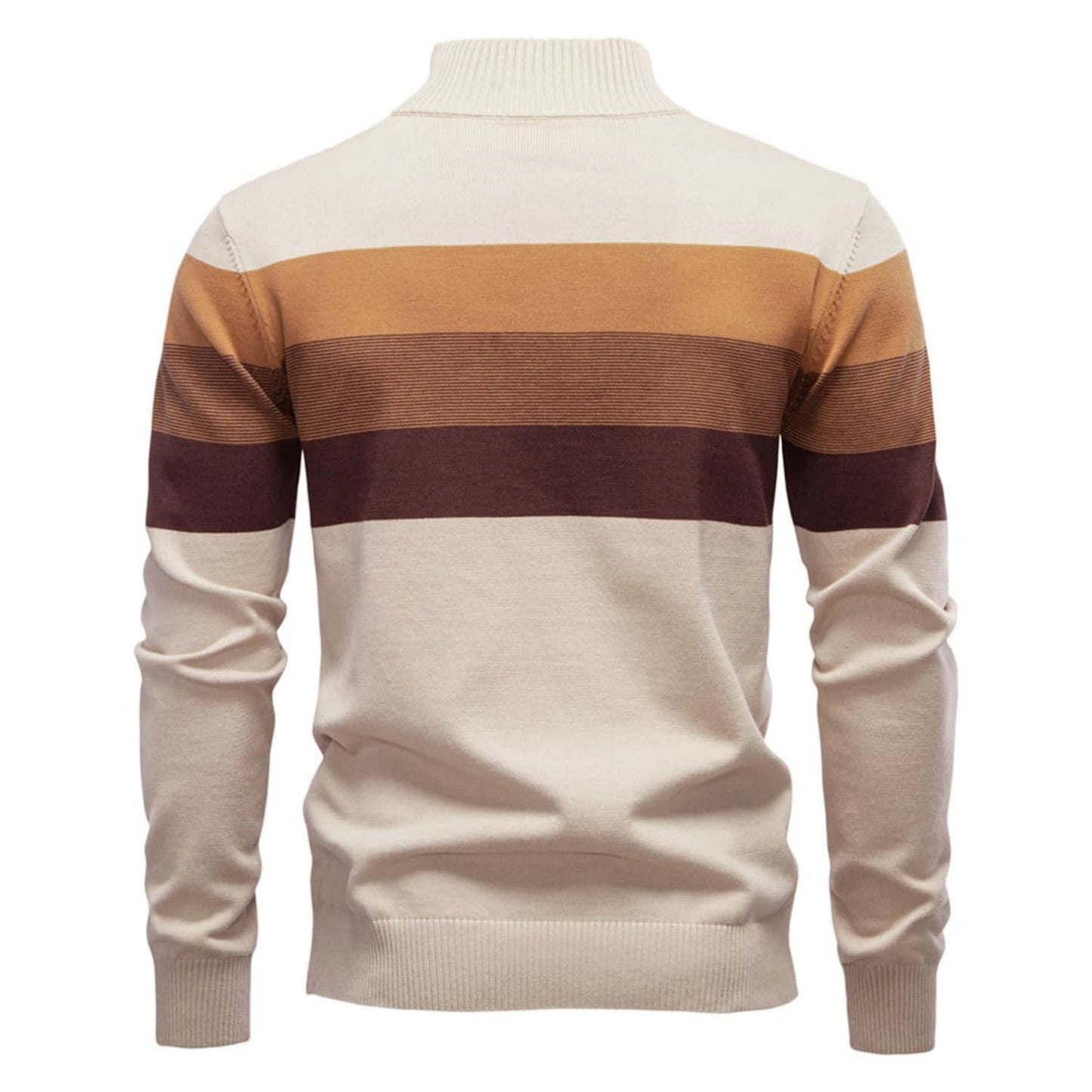 Men’s Colorblock Quarter Zip Sweater
