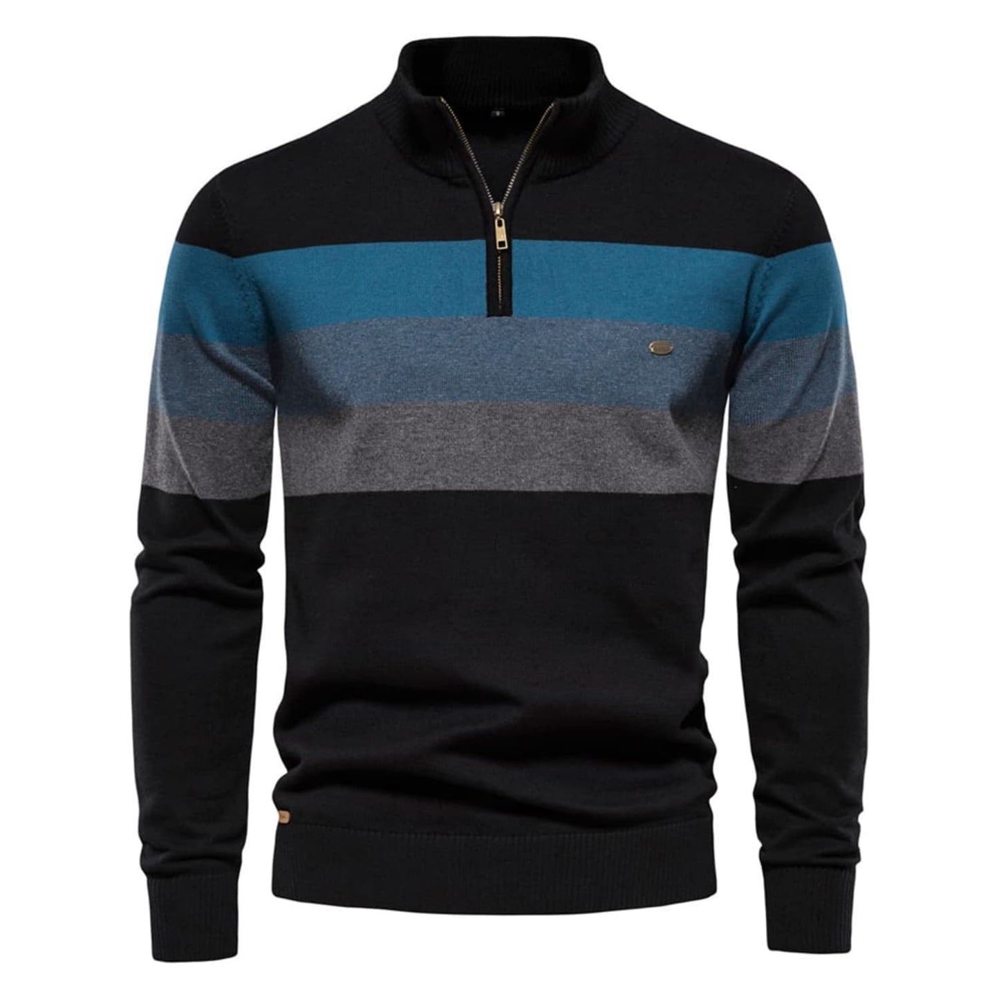Men’s Colorblock Quarter Zip Sweater