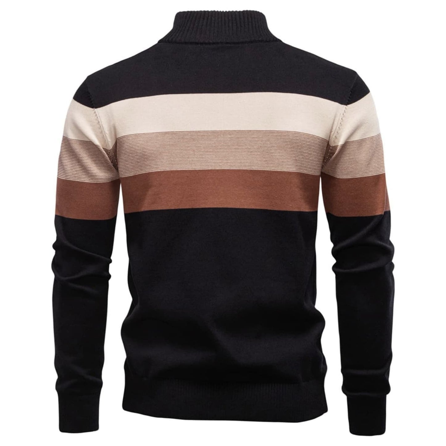 Men’s Colorblock Quarter Zip Sweater