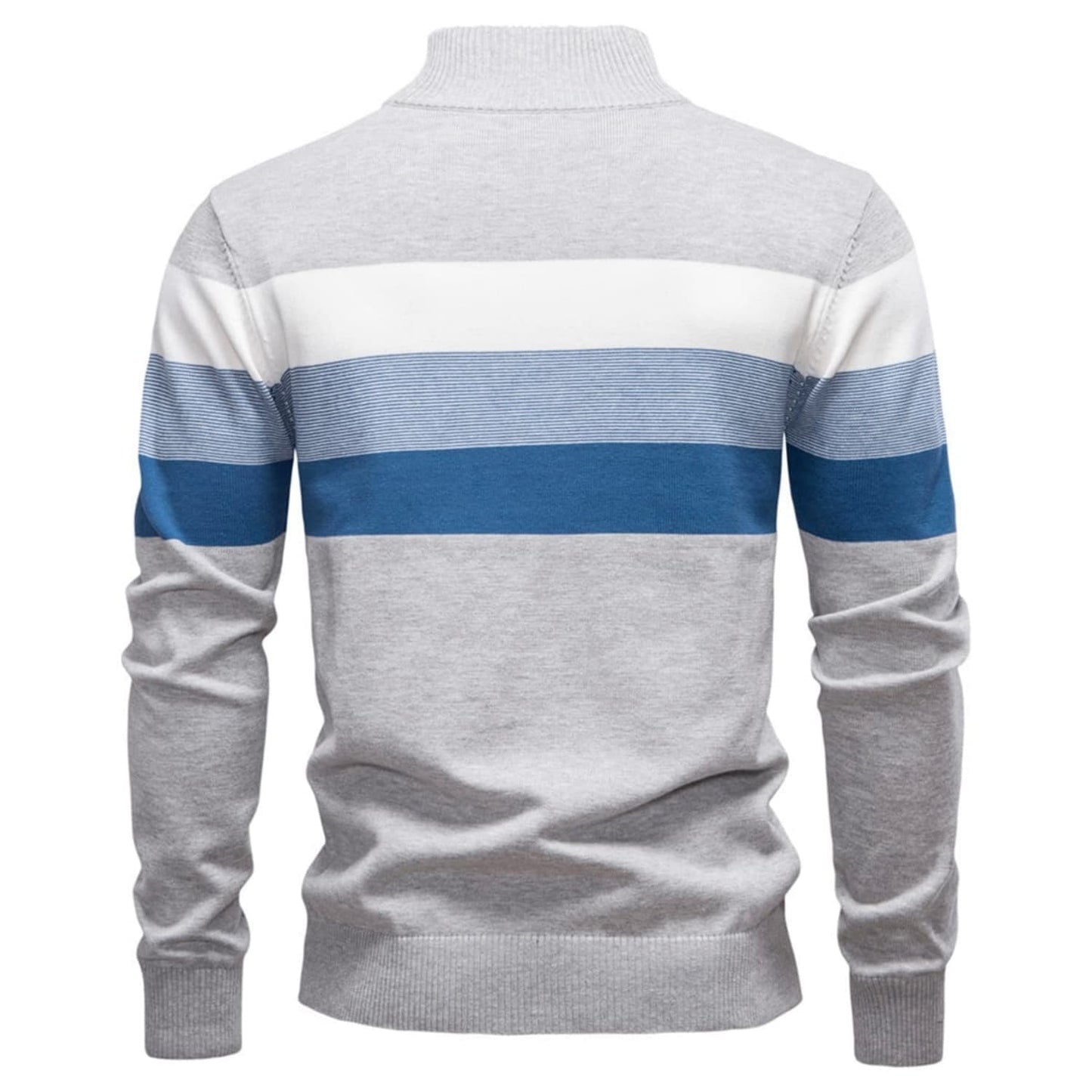 Men’s Colorblock Quarter Zip Sweater