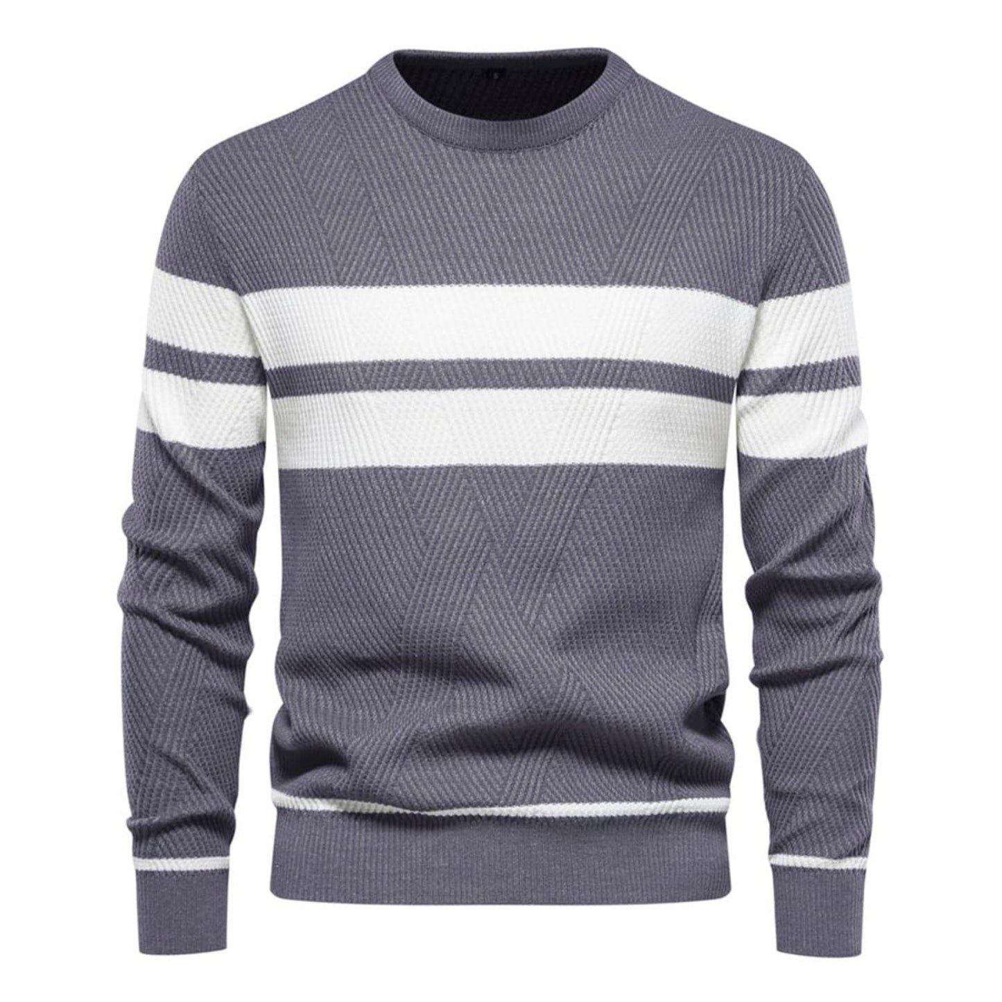 Men's Stripe Pullover Sweater