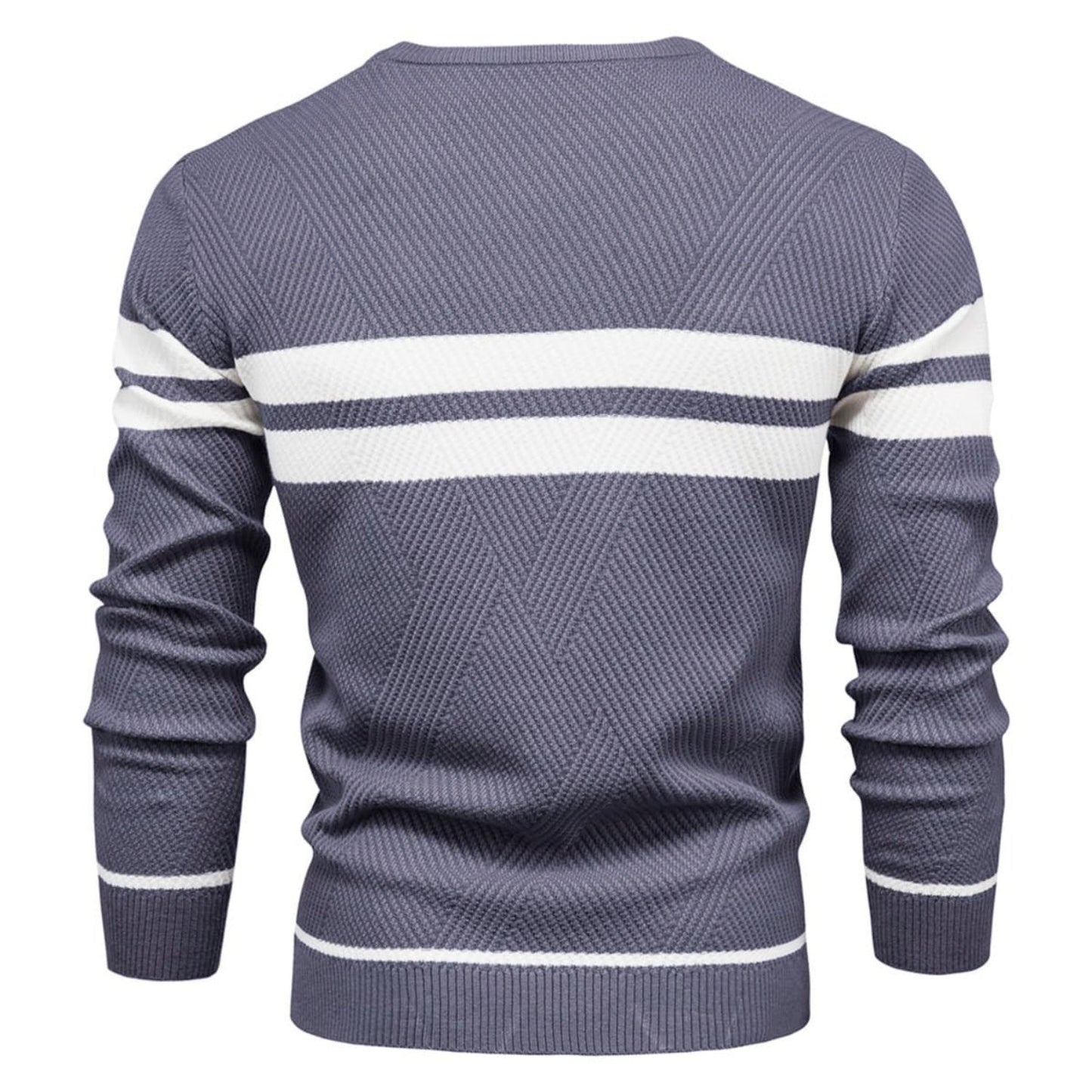 Men's Stripe Pullover Sweater