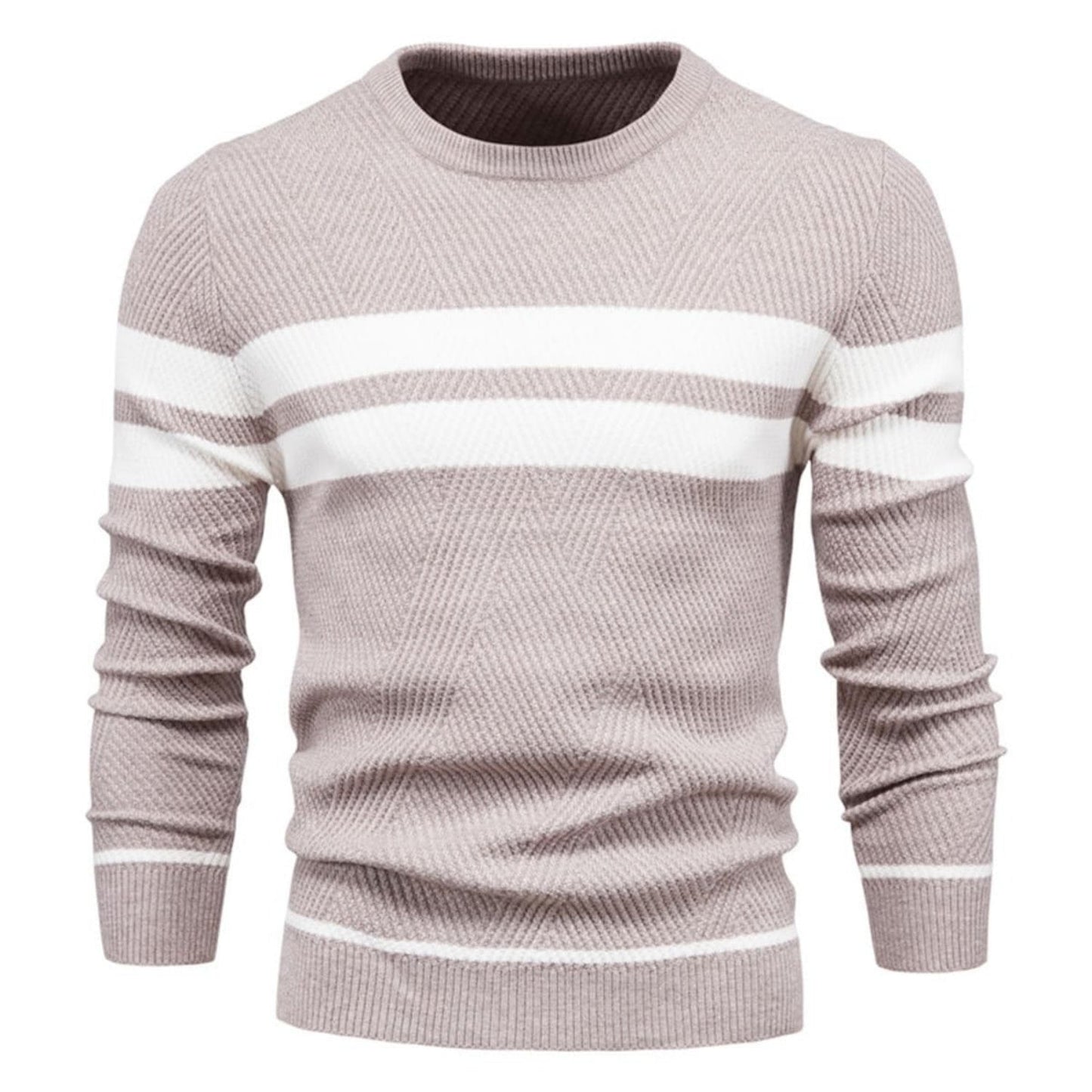 Men's Stripe Pullover Sweater